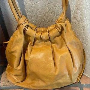 Nordstrom Mustard Hobo Bag